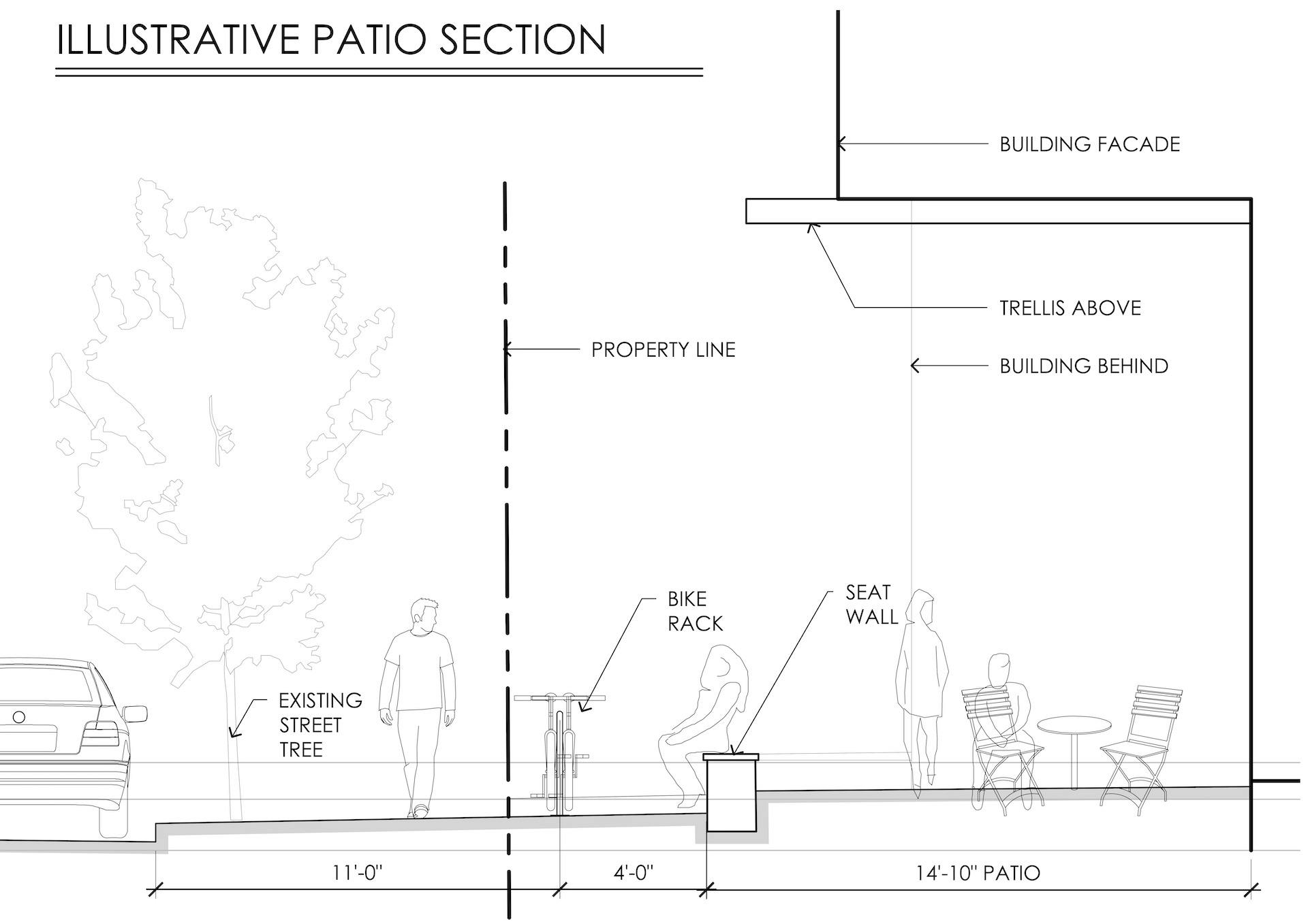 Proposed 4 Mellen Patio Section